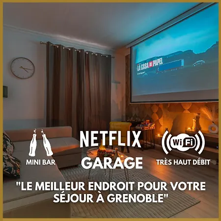 Luxury Cinephile - Netflix - 2 Balcons - Garage Prive - Minibar