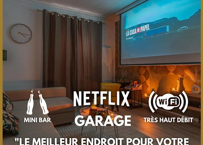 Luxury Cinephile - Netflix - 2 Balcons - Garage Prive - Minibar